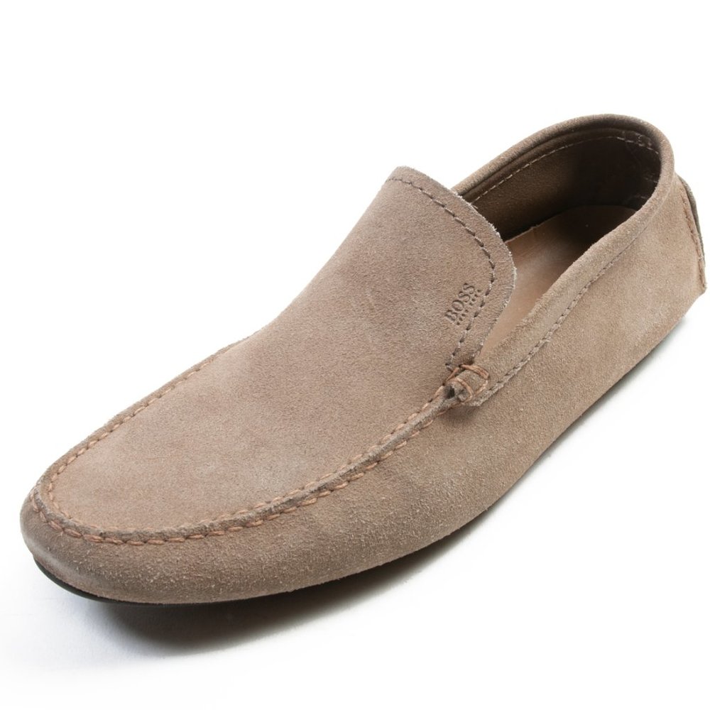 Hugo Boss Sand Brown Driving Shoes